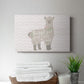 Floral Llama - Canvas Art Print