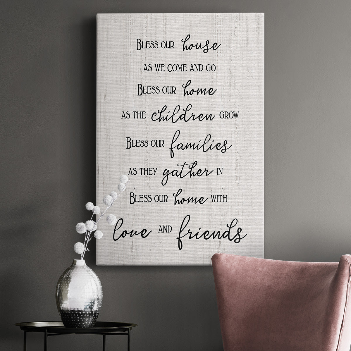 Love and Friends Premium Gallery Wrapped Canvas - Ready to Hang