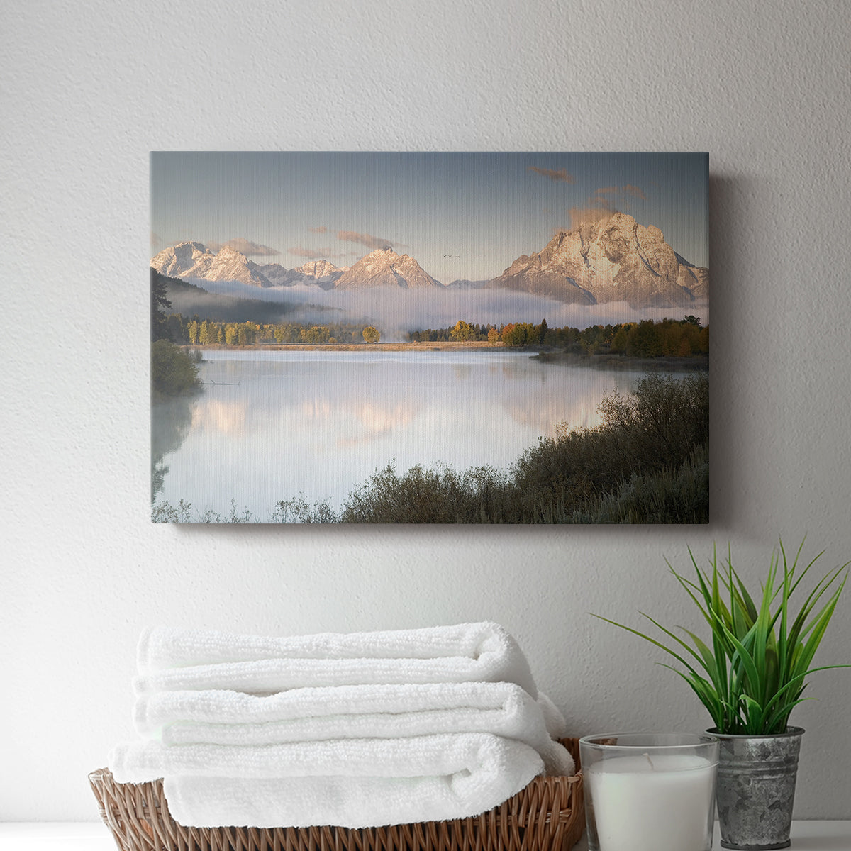 Snake River Fog - Canvas Art Print