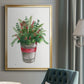 Winter Greens - Modern Framed Canvas Print