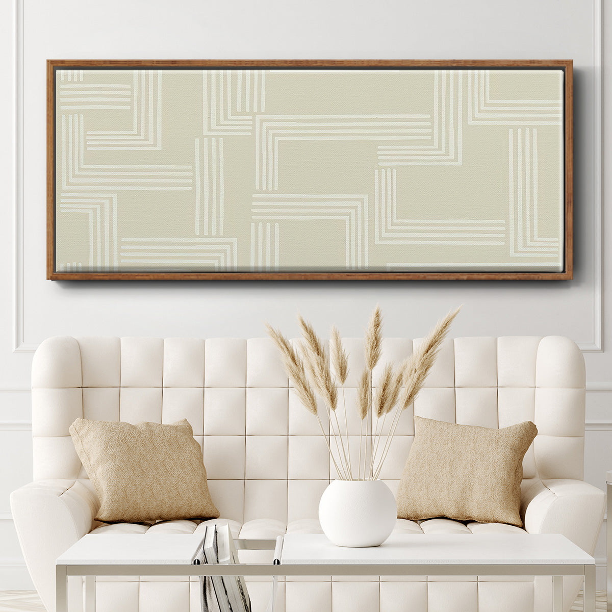 Roll Crossing IV - Floater Framed Canvas Print