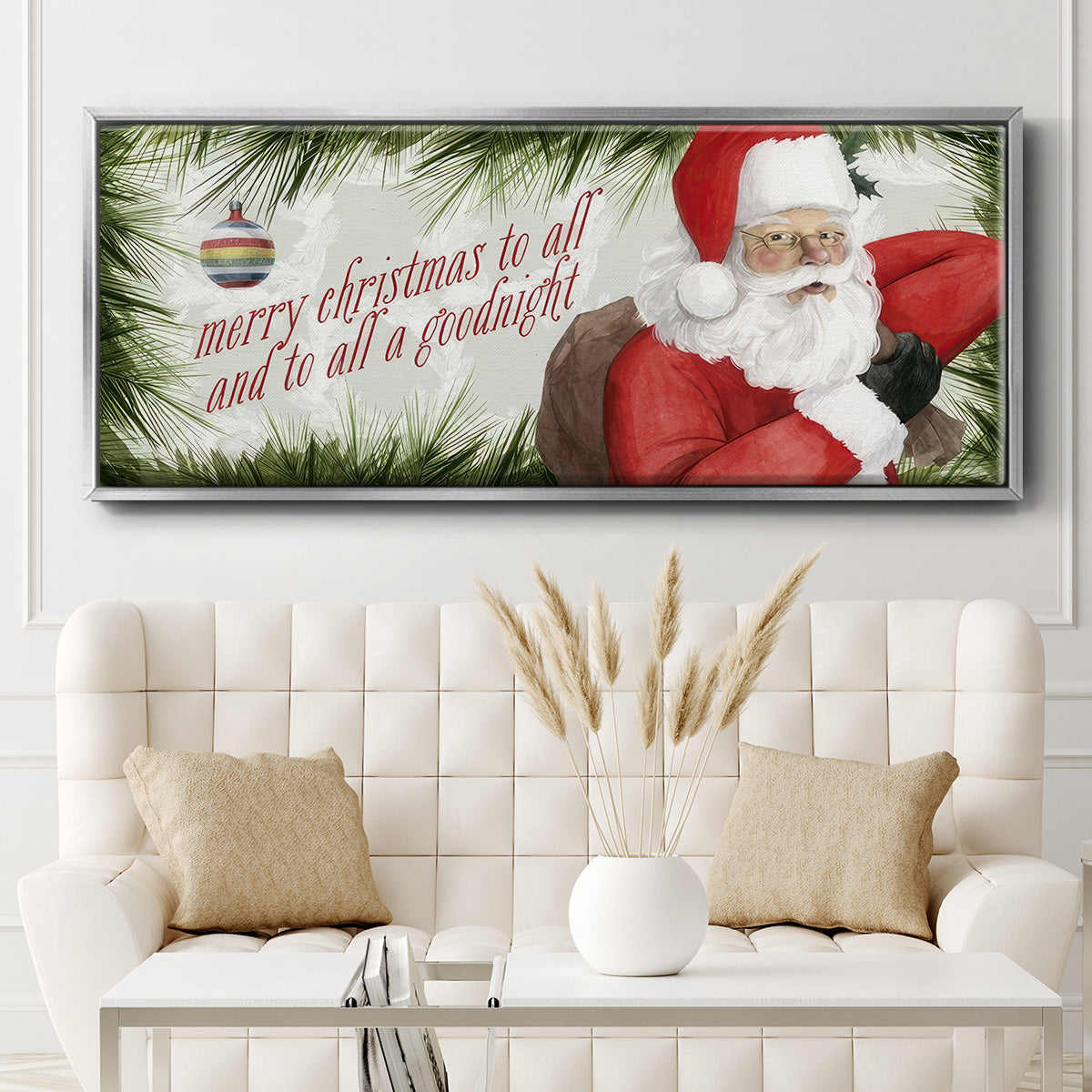 Arose Such a Clatter Collection D - Floater Framed Canvas Print