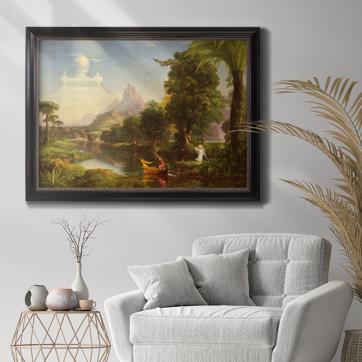 Voyage of Life: Youth - Ornate Framed Canvas Print
