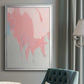 Blushing Abstract II - Modern Framed Canvas Print