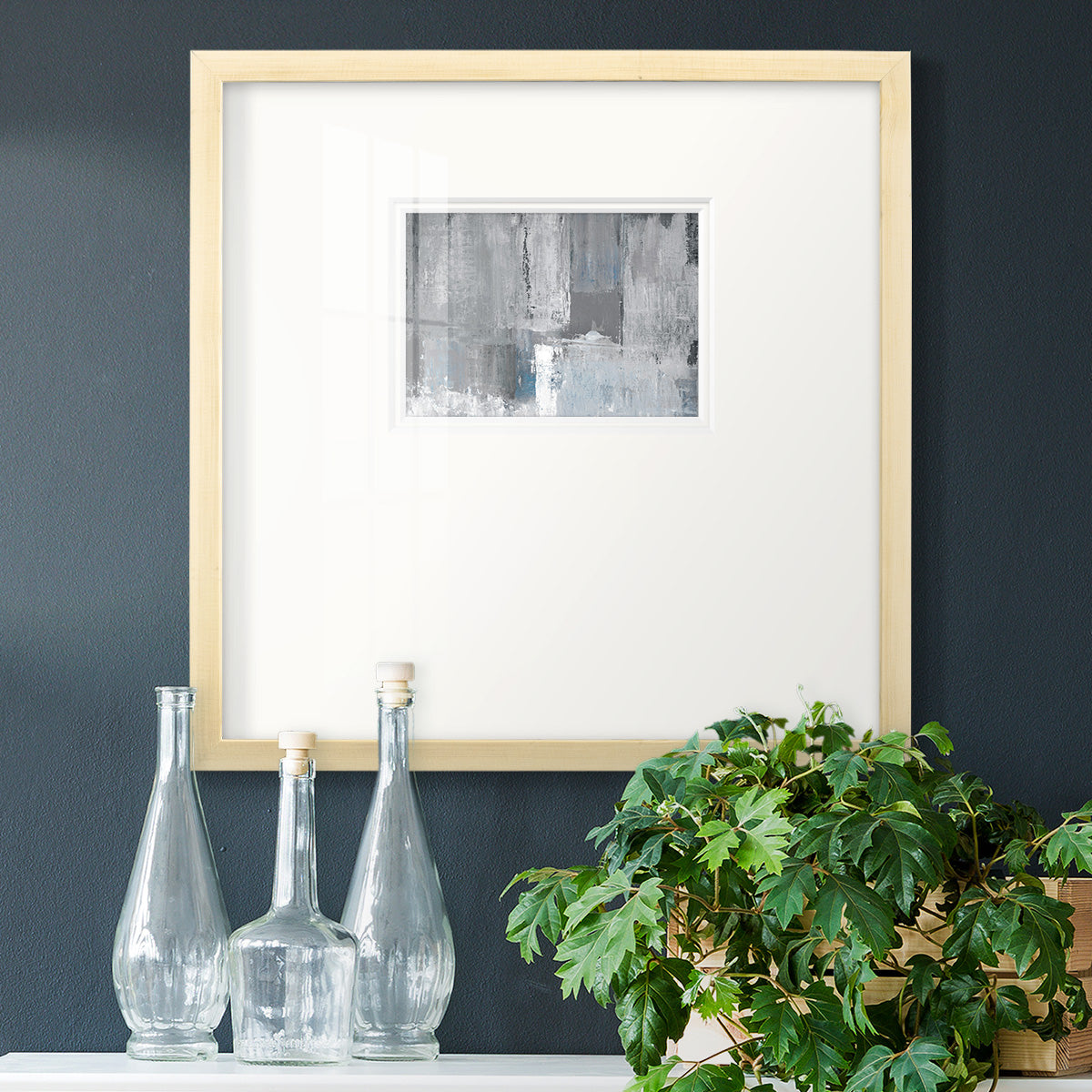 Tranquil Blues Premium Framed Print Double Matboard