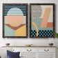 Modern Memphis III - Premium Framed Canvas 2 Piece Set - Ready to Hang