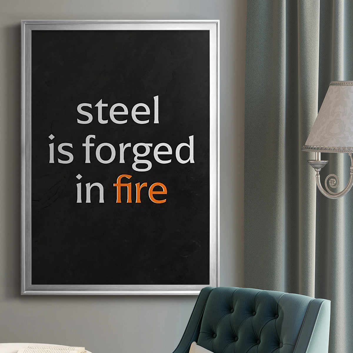 Bro-Inspo III - Modern Framed Canvas Print