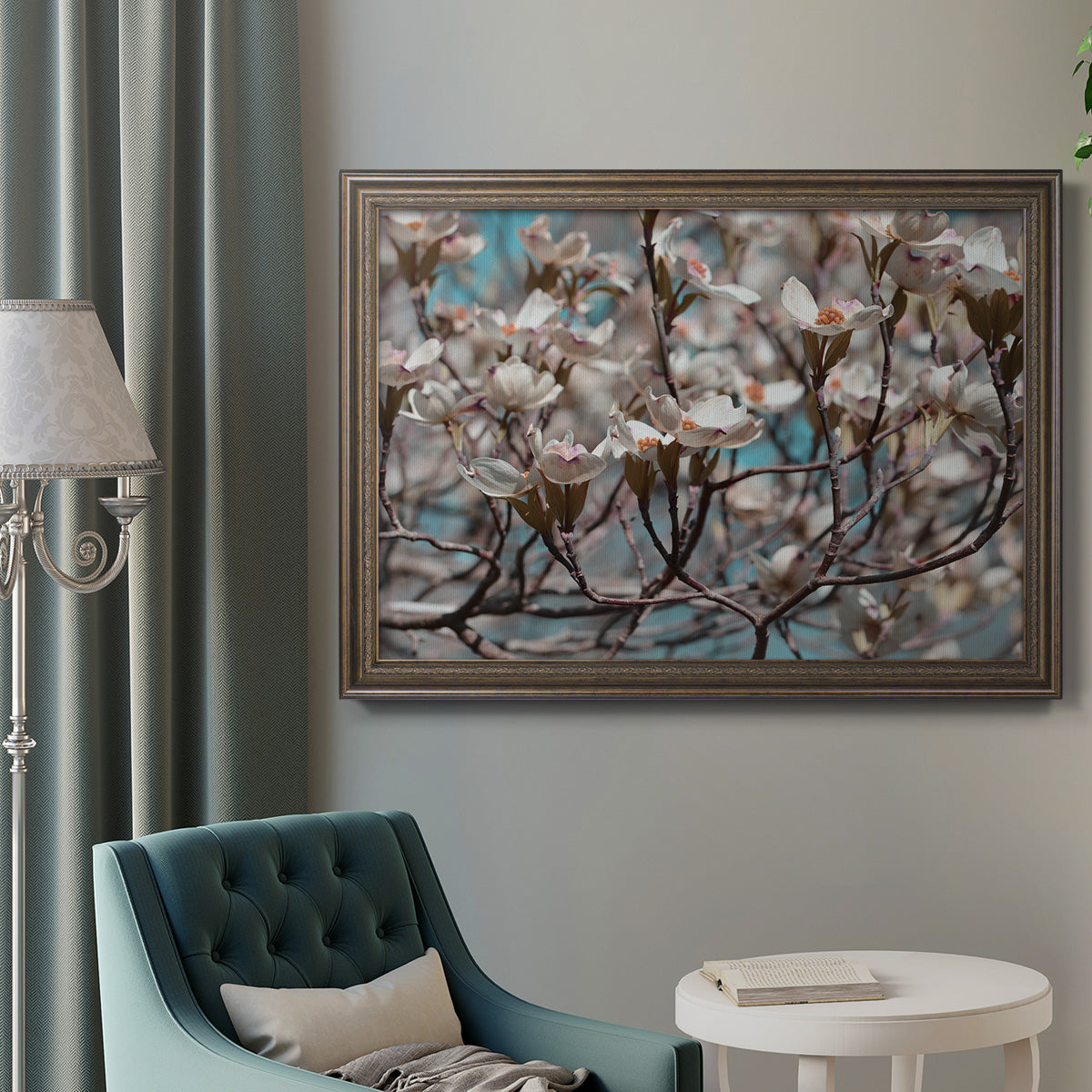 Dogwood Spring I Premium Framed Canvas- Ready to Hang