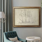 Sailboat Blueprint I Premium Framed Canvas- Ready to Hang