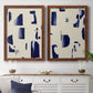 Fragment Abstraction I - Premium Framed Canvas 2 Piece Set - Ready to Hang