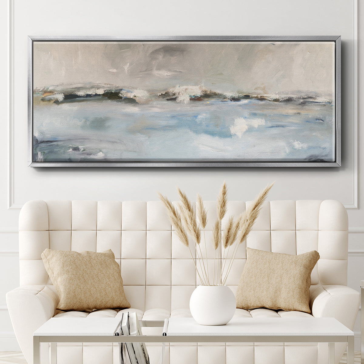 Surf Sans Turf - Floater Framed Canvas Print