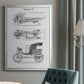 Industrial Motorcar - Modern Framed Canvas Print