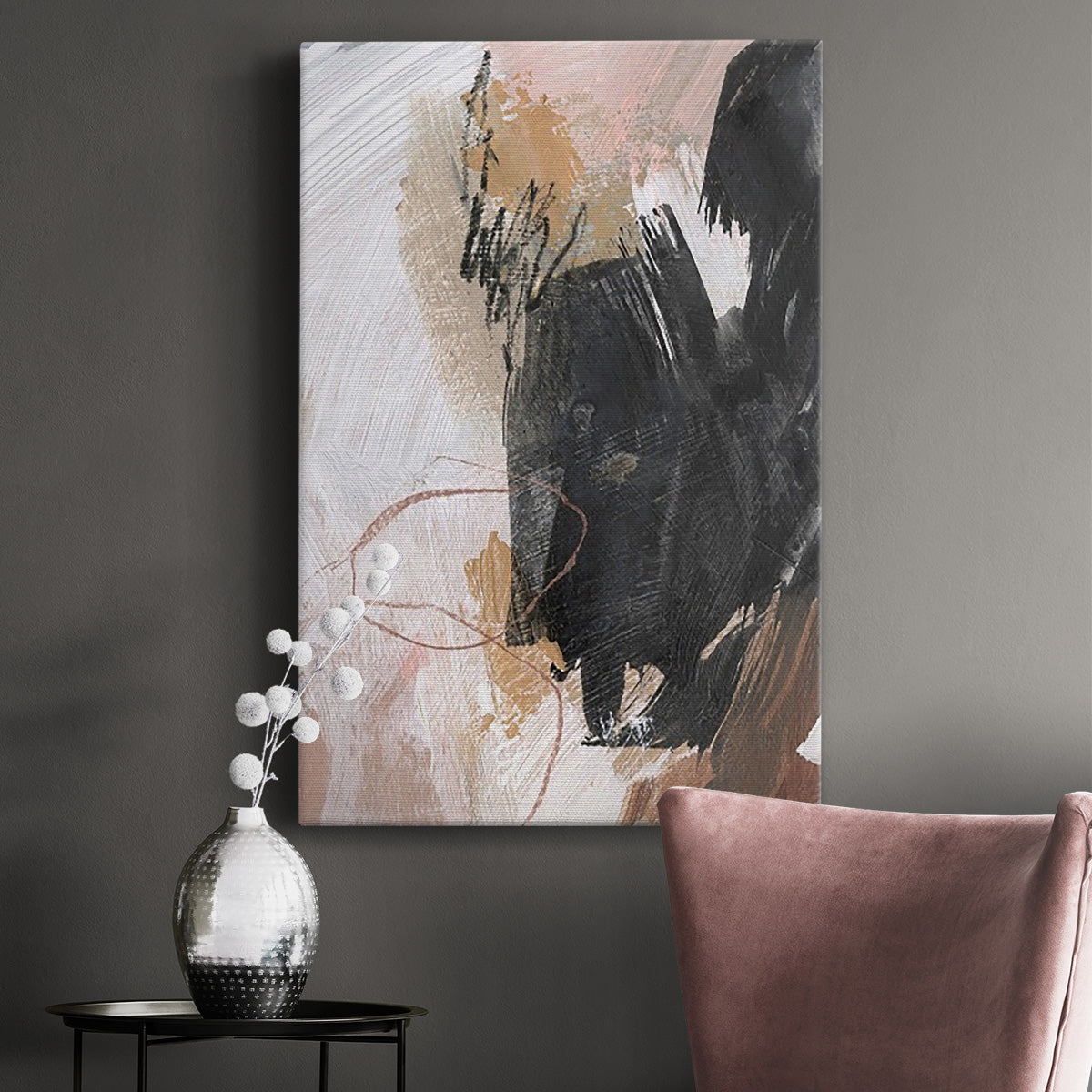 Unbleached Neutrals III Premium Gallery Wrapped Canvas - Ready to Hang