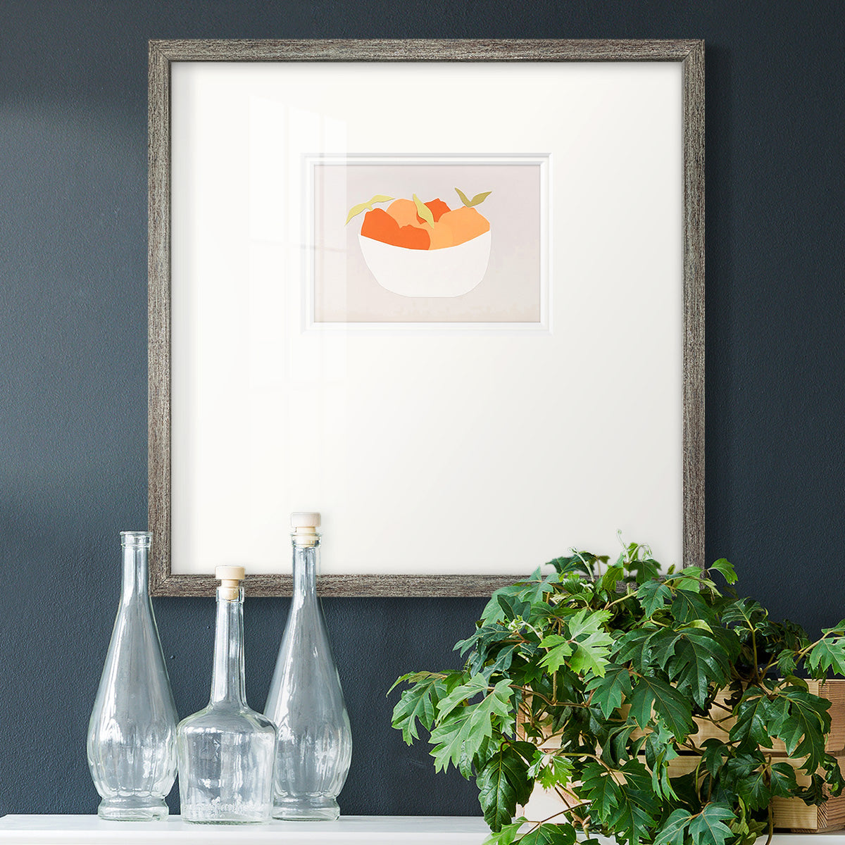 Sumo Citrus II Premium Framed Print Double Matboard