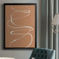 Terracotta Drift I - Modern Framed Canvas Print