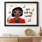 Darling Valentine Collection A - Modern Framed Art Print