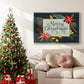 Bright Christmas Night  I - Framed Gallery Wrapped Canvas in Floating Frame