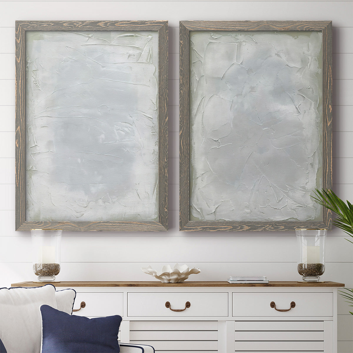 Subtle Transitions I - Premium Framed Canvas 2 Piece Set - Ready to Hang