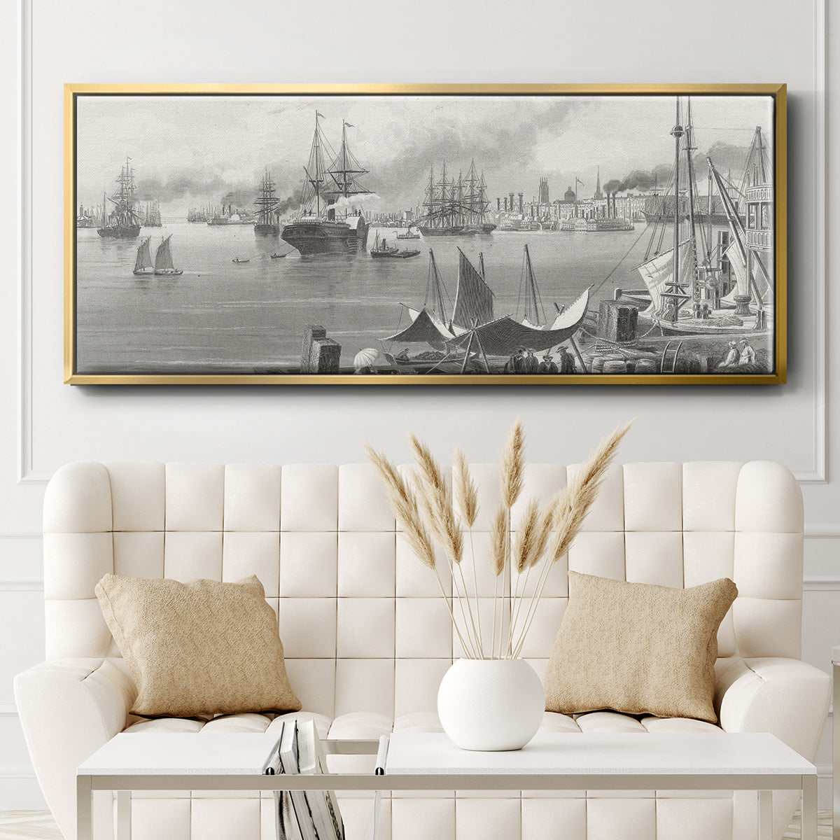New Orleans - Floater Framed Canvas Print
