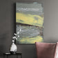 Lemon & Silver Swipe II Premium Gallery Wrapped Canvas - Ready to Hang