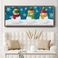 A Frosty Kiss - Floater Framed Canvas Print