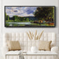 The Banks of the Seine near Jeufosse (Eure), 1880 - Floater Framed Canvas Print