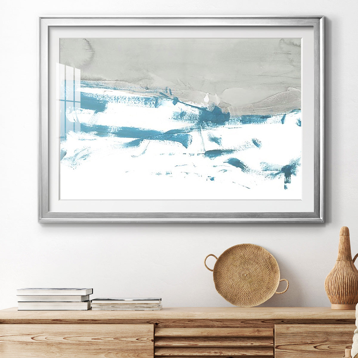 Meta Land II Premium Framed Print - Ready to Hang