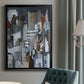 Western Metropolis - Modern Framed Canvas Print