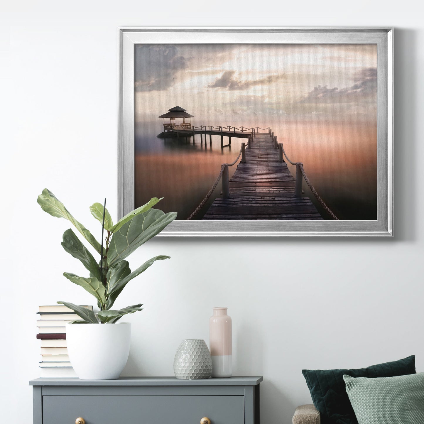 Early Morning Maldives Premium Classic Framed Canvas - Ready to Hang