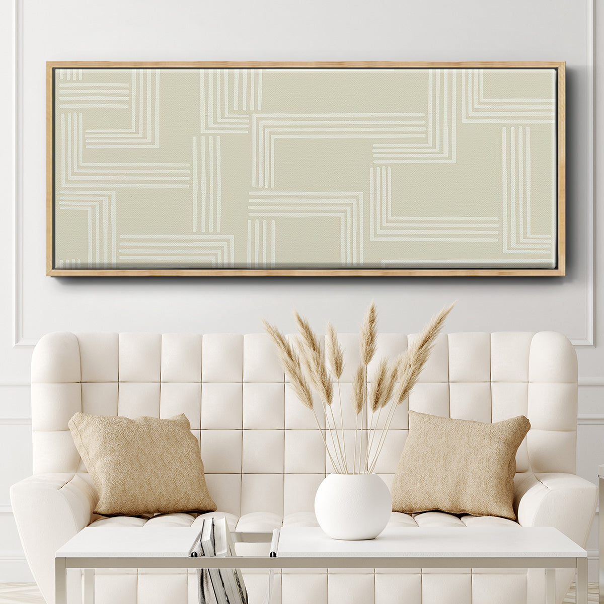 Roll Crossing IV - Floater Framed Canvas Print