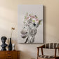 Peek A Boo Giraffe I - Canvas Art Print