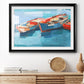 Primary Boats I Premium Framed Print - Ready to Hang