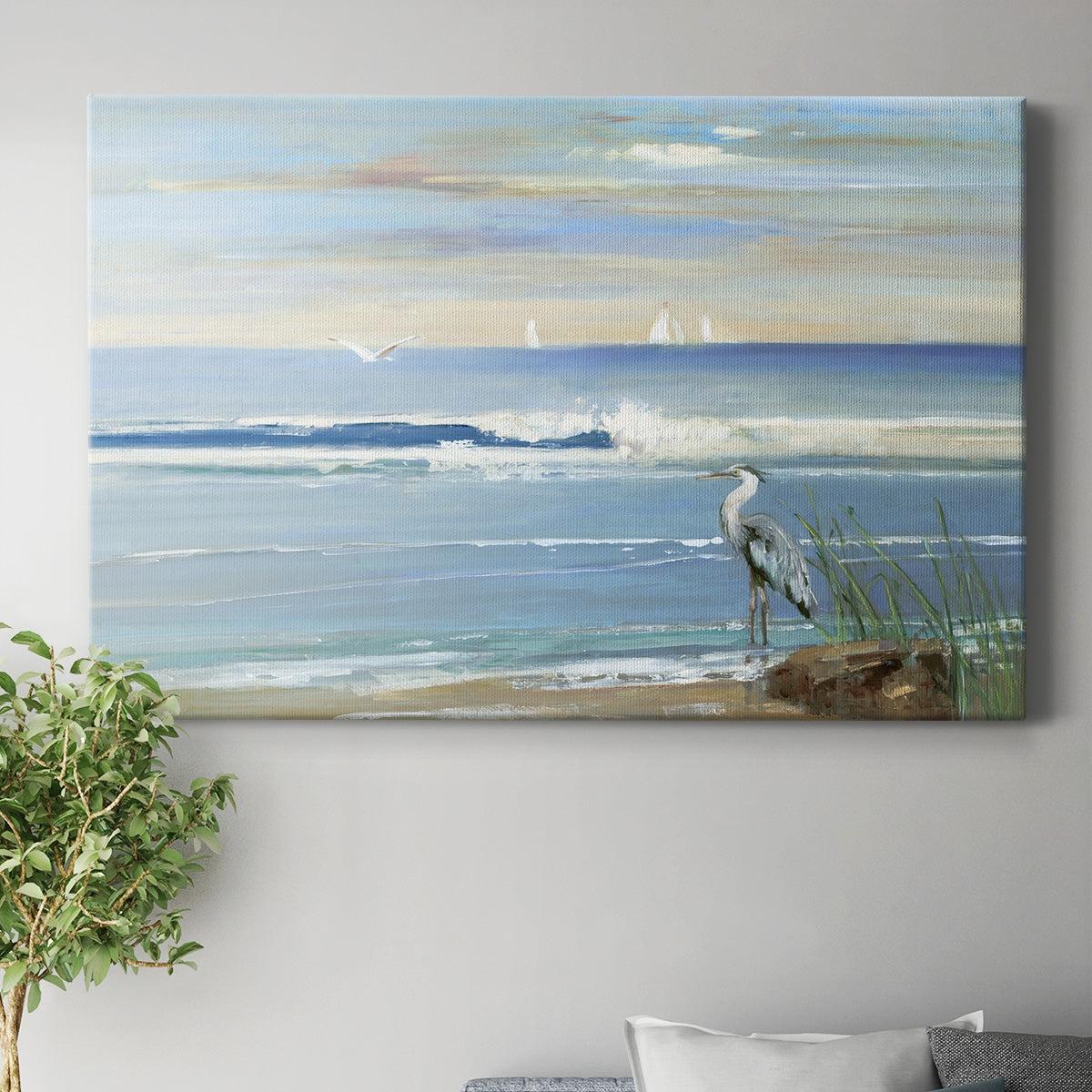 Sunrise Bay Premium Gallery Wrapped Canvas - Ready to Hang