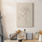 Floral Contour Study I Premium Gallery Wrapped Canvas - Ready to Hang