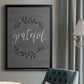Grateful Wreath - Modern Framed Canvas Print