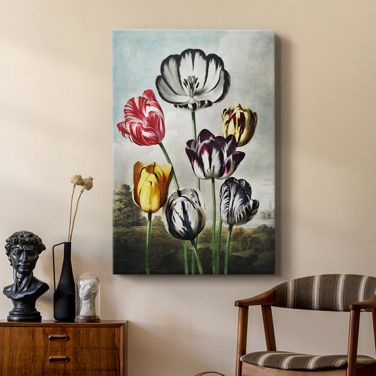Temple of Flora VI - Canvas Art Print