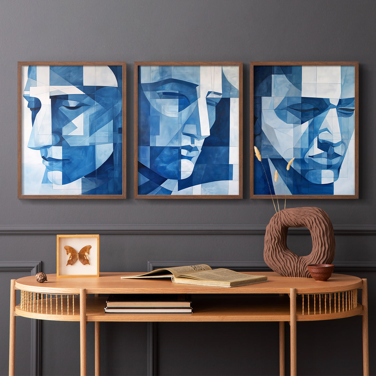 Abstract Series XXVIII - Restickable Framed Art Set