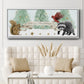 Christmas in the Forest Collection D - Floater Framed Canvas Print