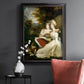 Classical portrait of the Frankland sisters by John Hoppner in an ornate black frame with gilded inner detail displayed in a dark-toned interior setting.