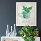 Potted Basil - Premium Canvas Framed in Barnwood - Ready to Hang