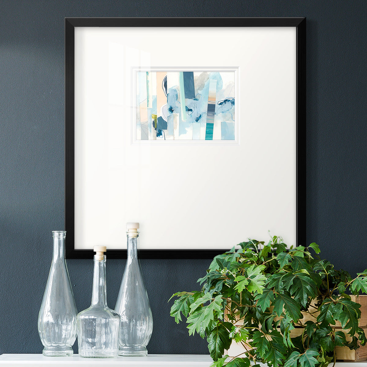 Liquid Strata II Premium Framed Print Double Matboard