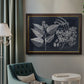 Foliage on Navy III Premium Framed Canvas- Ready to Hang