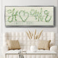 Shiplap Vines Home - Floater Framed Canvas Print