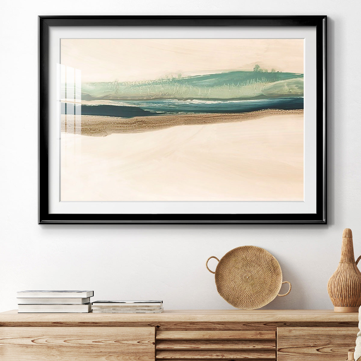 Layered Horizon II Premium Framed Print - Ready to Hang