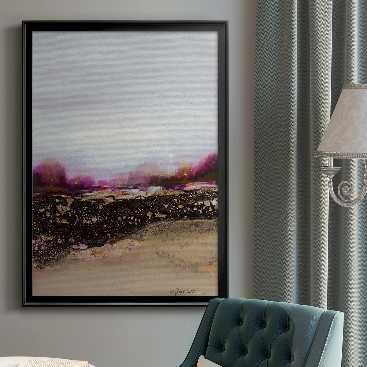 Reflections of My Mind - Modern Framed Canvas Print