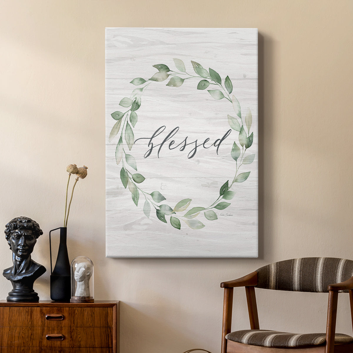 Blessed Wreath - Canvas Art Print