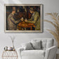 The Card Players - Ornate Framed Canvas Print