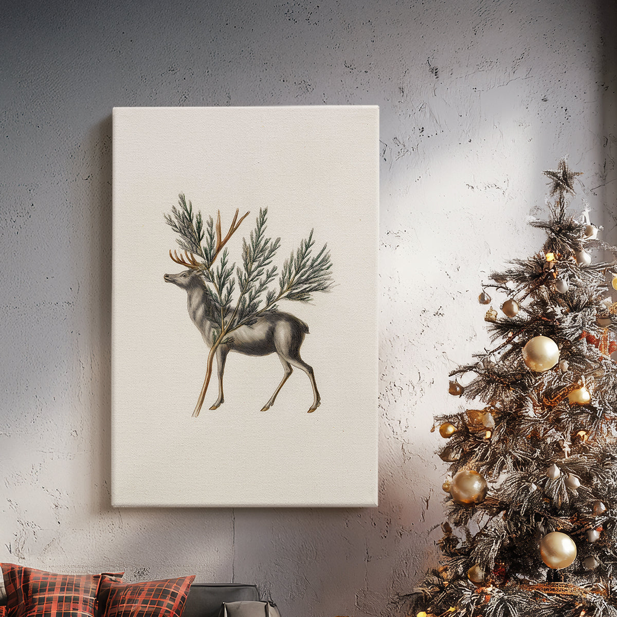 Midnight of Pearled Dawn - Canvas Art Print