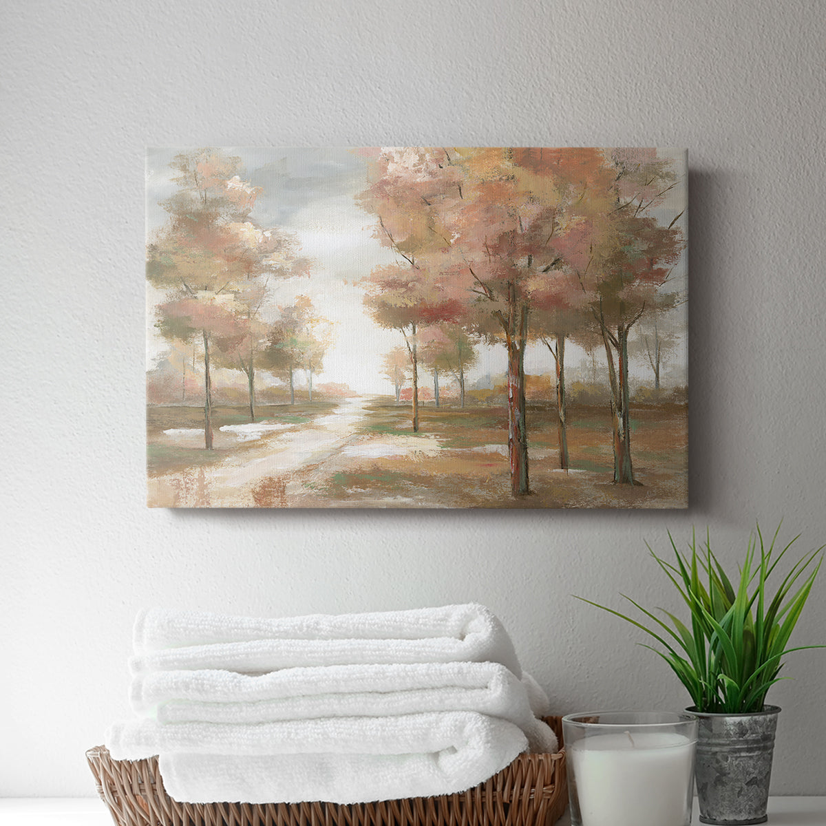Pastel Park - Canvas Art Print