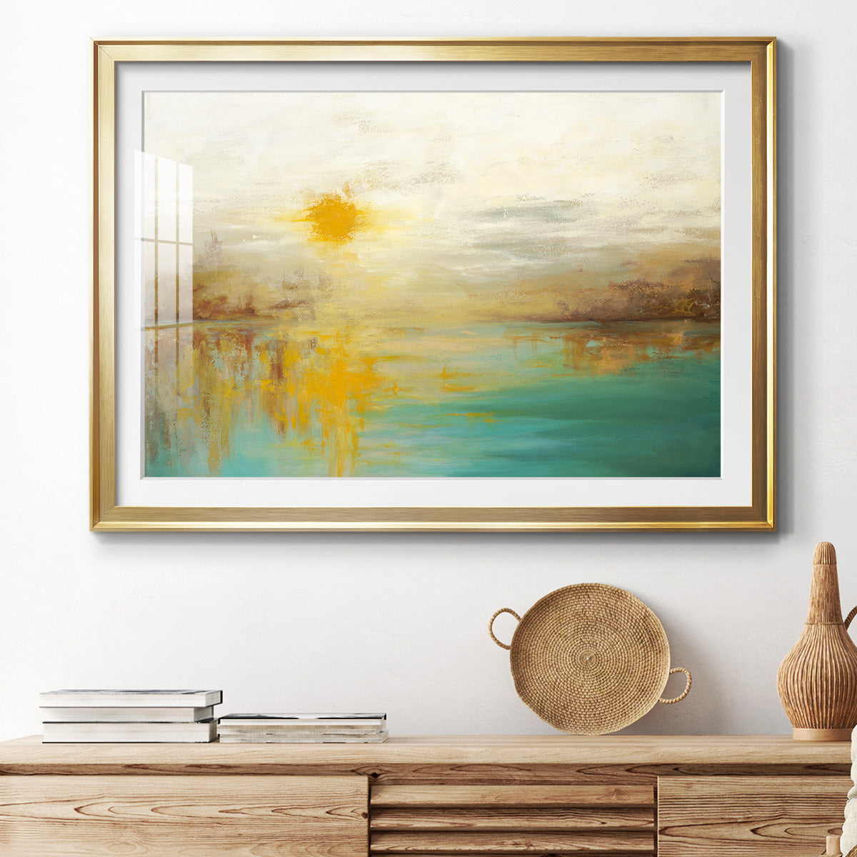 Last Day of Summer  - Modern Framed Art Print